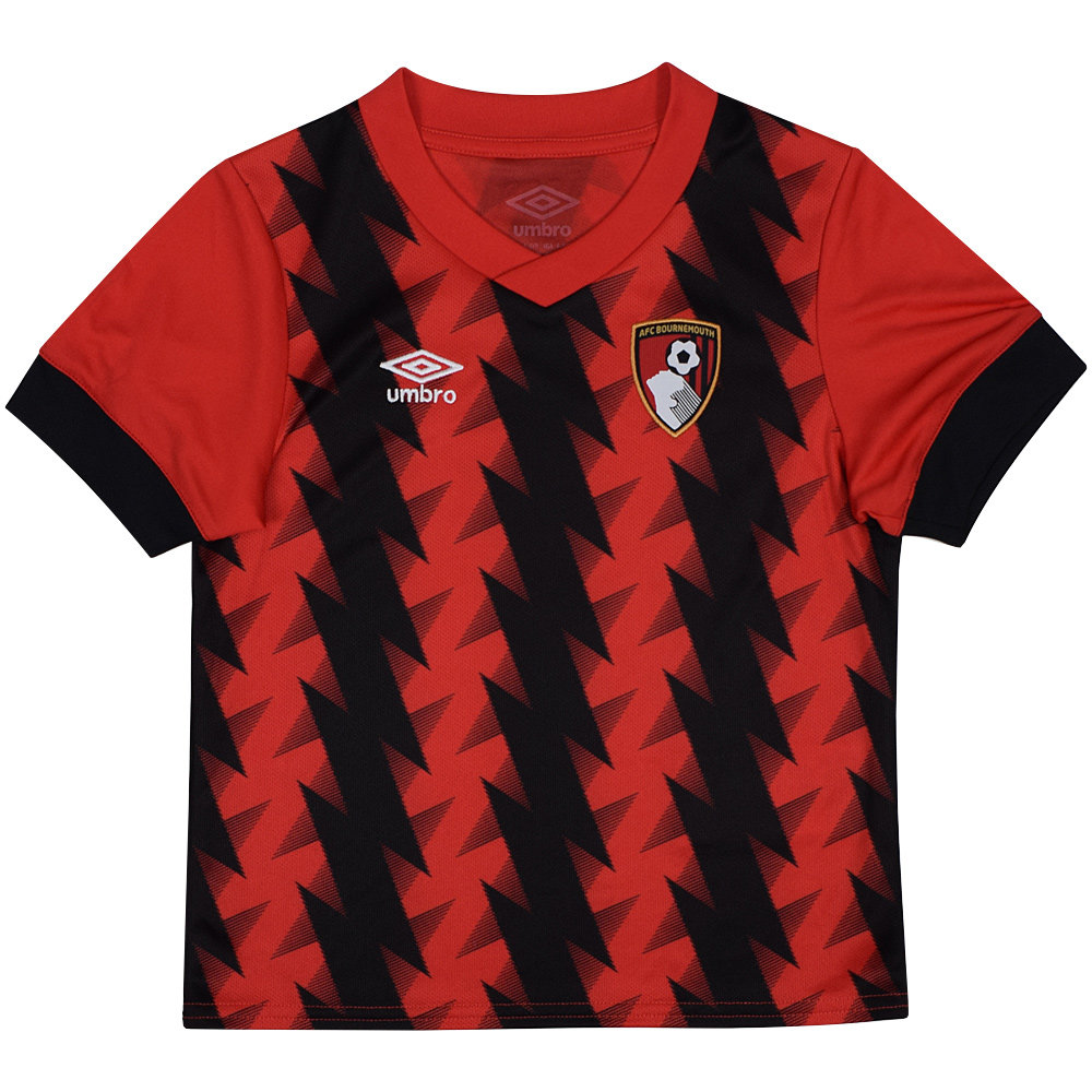 Umbro AFC Bournemouth 22/23 Home Infant Kit Futbol Futbol Jersey Kırmızı Siyah | TR-48120