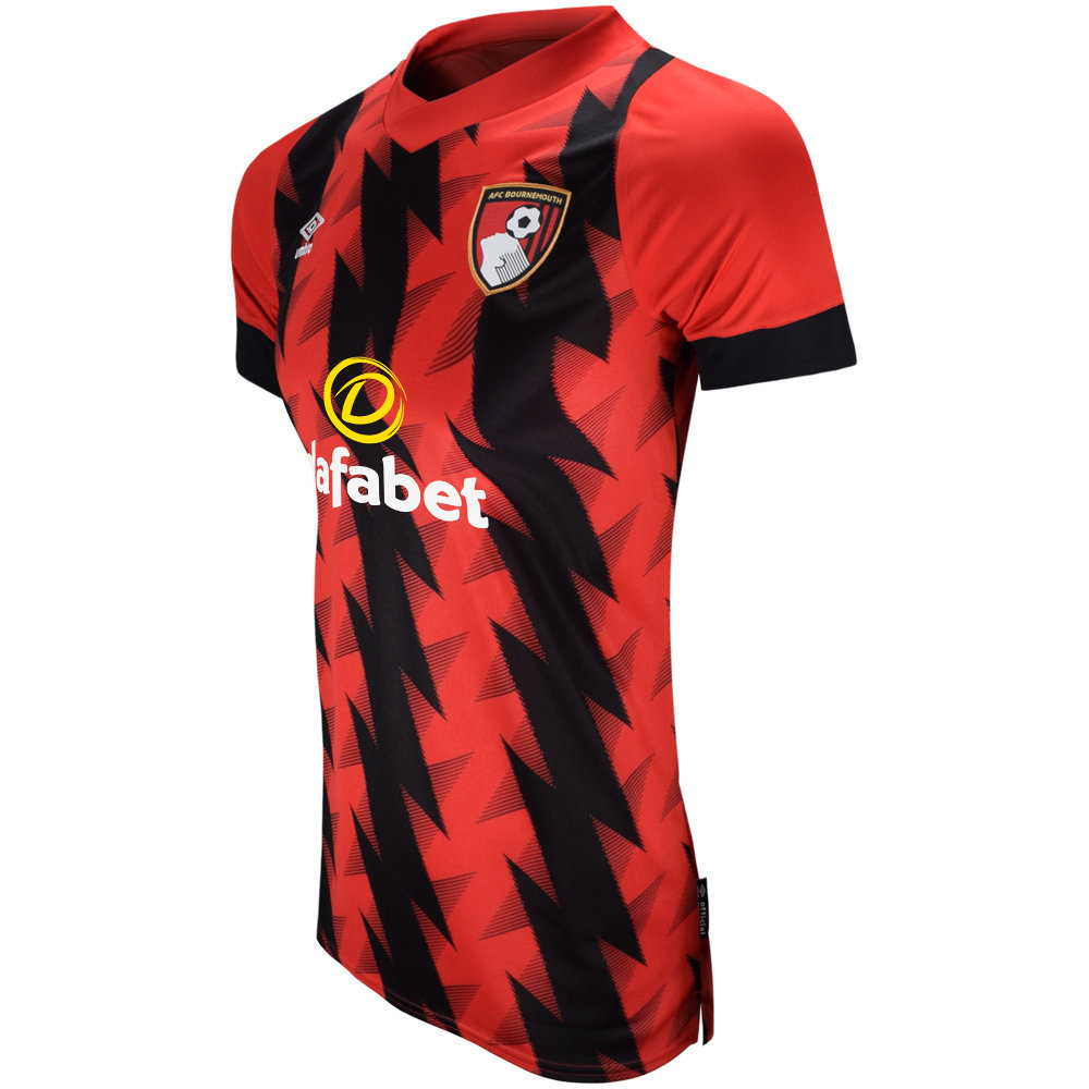 Umbro AFC Bournemouth 22/23 Home Jersey Futbol Futbol Jersey Kırmızı Siyah | TR-43700