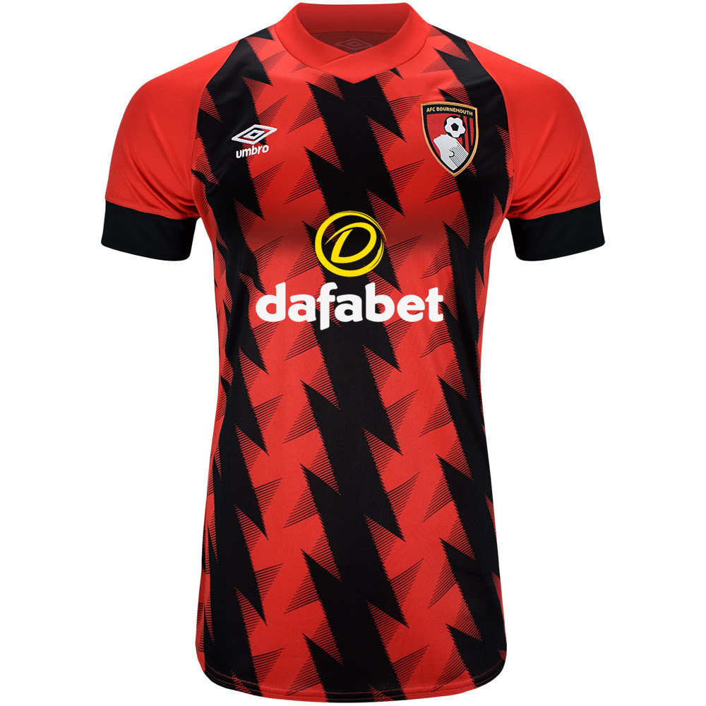 Umbro AFC Bournemouth 22/23 Home Jersey Futbol Futbol Jersey Kırmızı Siyah | TR-43700