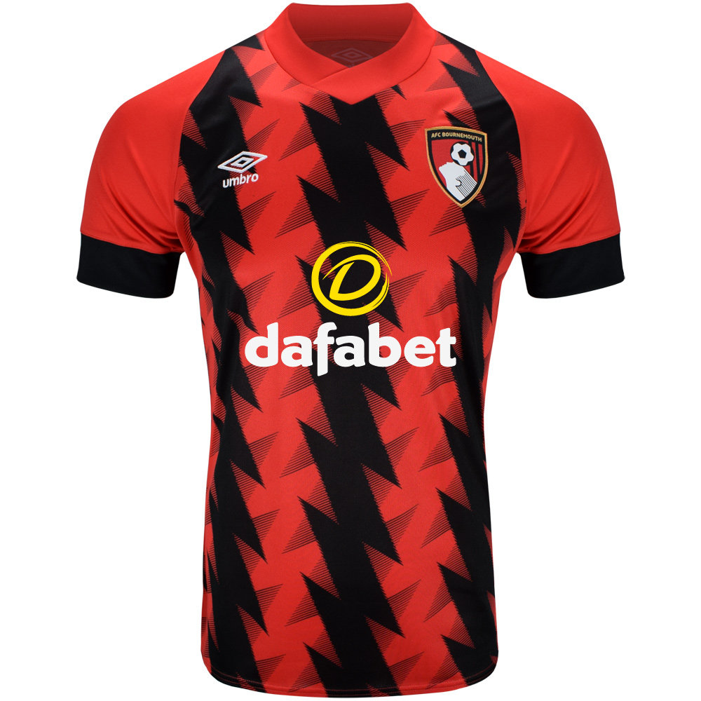 Umbro AFC Bournemouth 22/23 Home Jersey Futbol Futbol Jersey Kırmızı Siyah | TR-47621