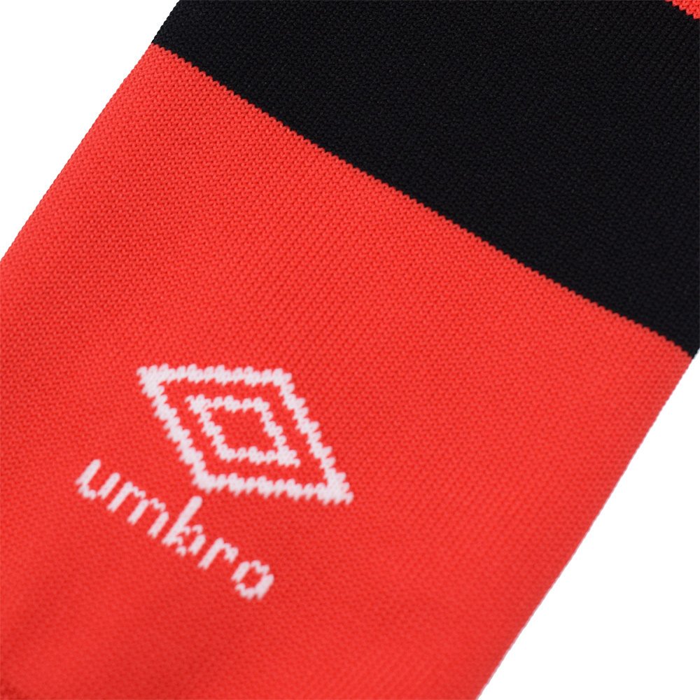 Umbro AFC Bournemouth 22/23 Home Sock Futbol Futbol Çorapları Kırmızı Siyah | TR-19507