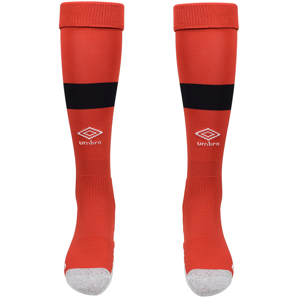 Umbro AFC Bournemouth 22/23 Home Sock Futbol Futbol Çorapları Kırmızı Siyah | TR-19507