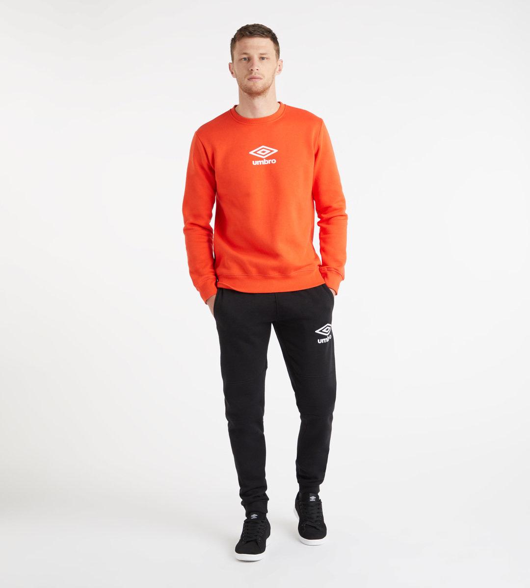 Umbro Active Stilleri Emblem Sweat Erkek Tişörtü Turuncu Beyaz | TR-22495