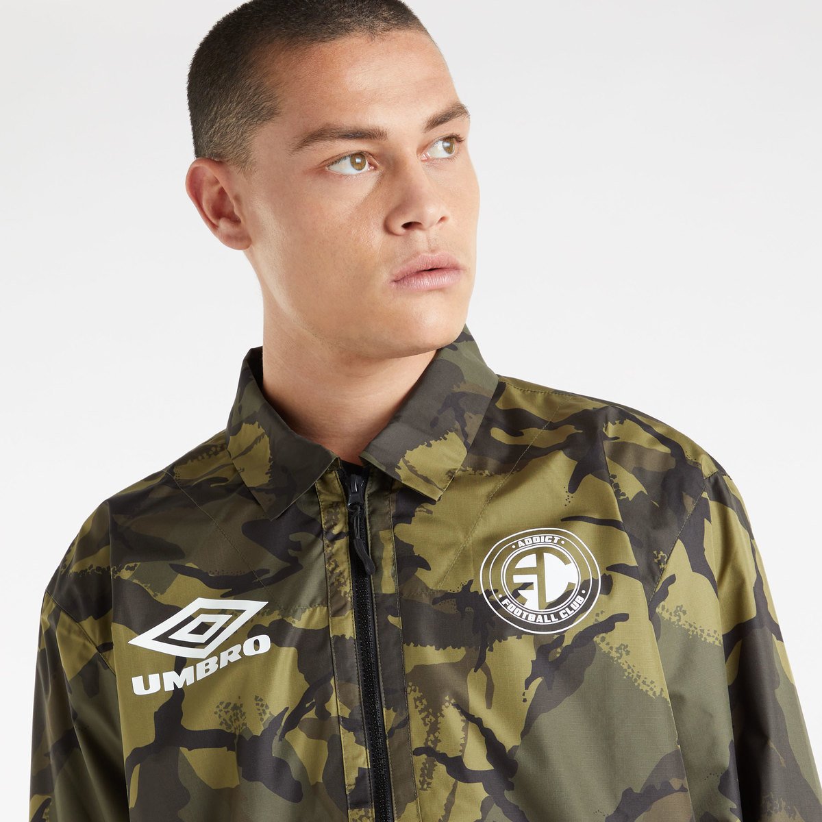 Umbro Addict F.C Coach Jacket Erkek Ceket Camo | TR-55954