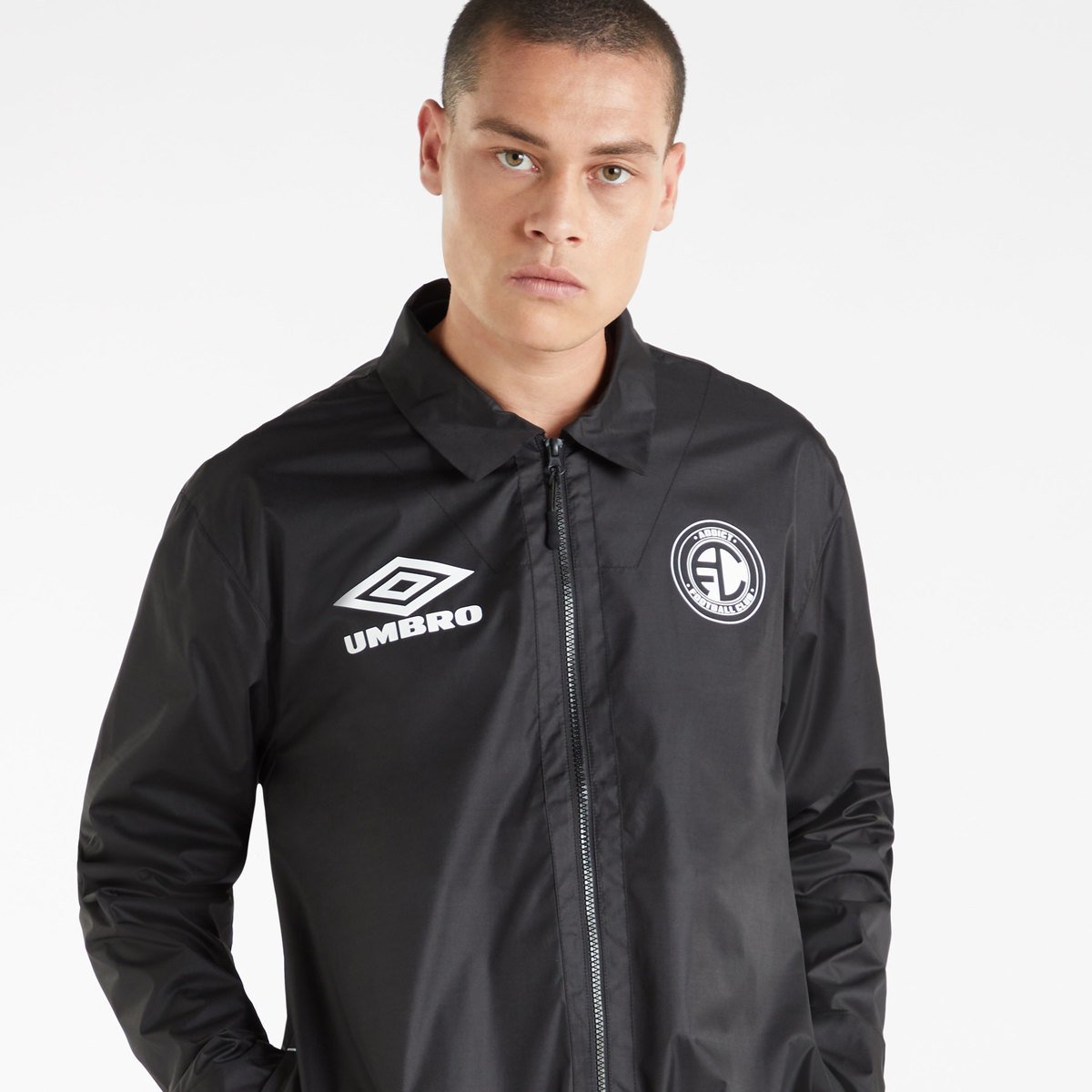 Umbro Addict F.C Coach Jacket Erkek Ceket Siyah | TR-98402