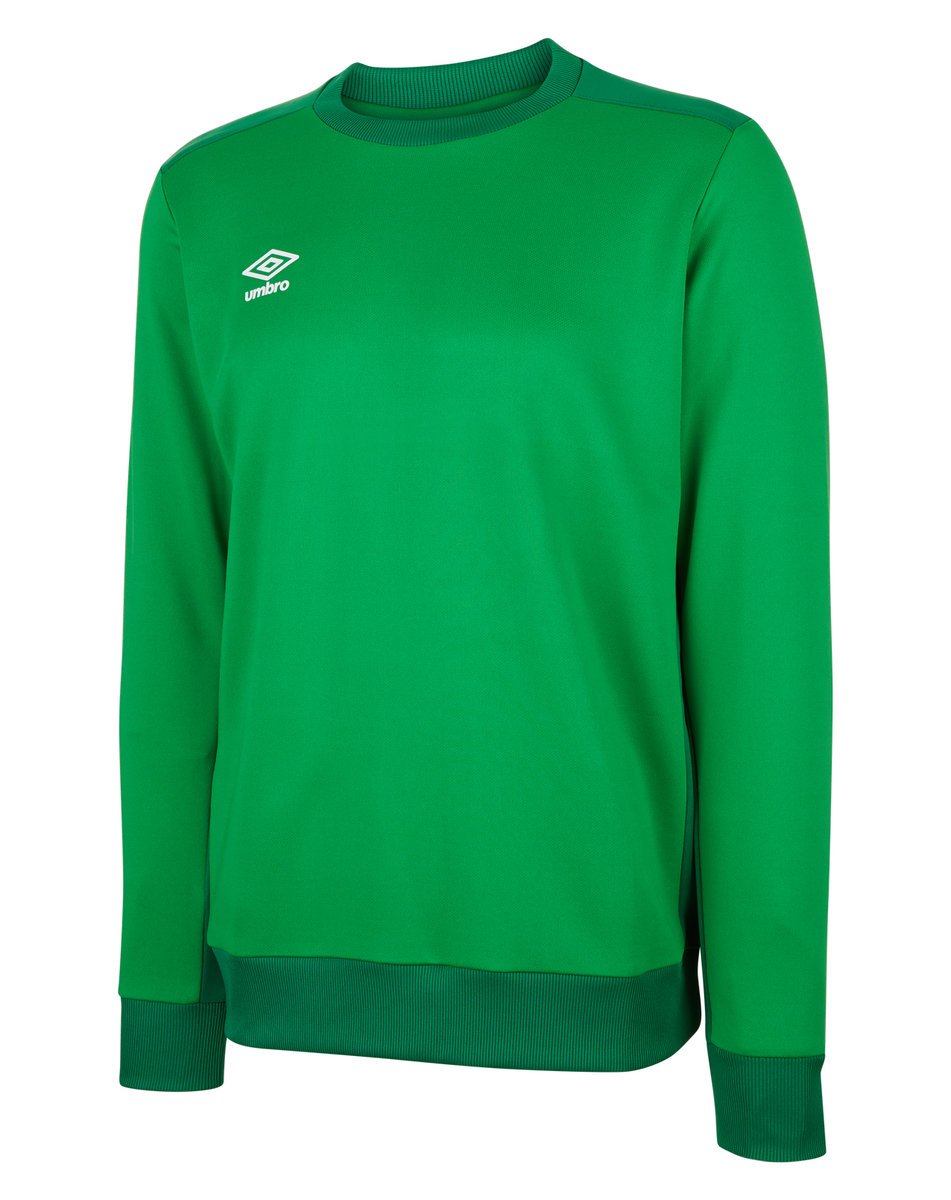 Umbro Antrenman Poly Fleece Junior Çocuk Tişörtü Yeşil Yeşil | TR-58386