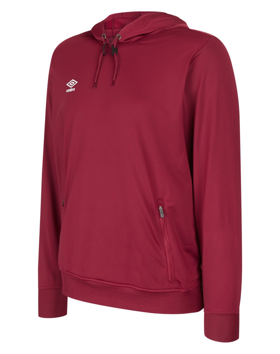 Umbro Club Essential Poly Hood Junior Çocuk Kazak Kırmızı | TR-60994