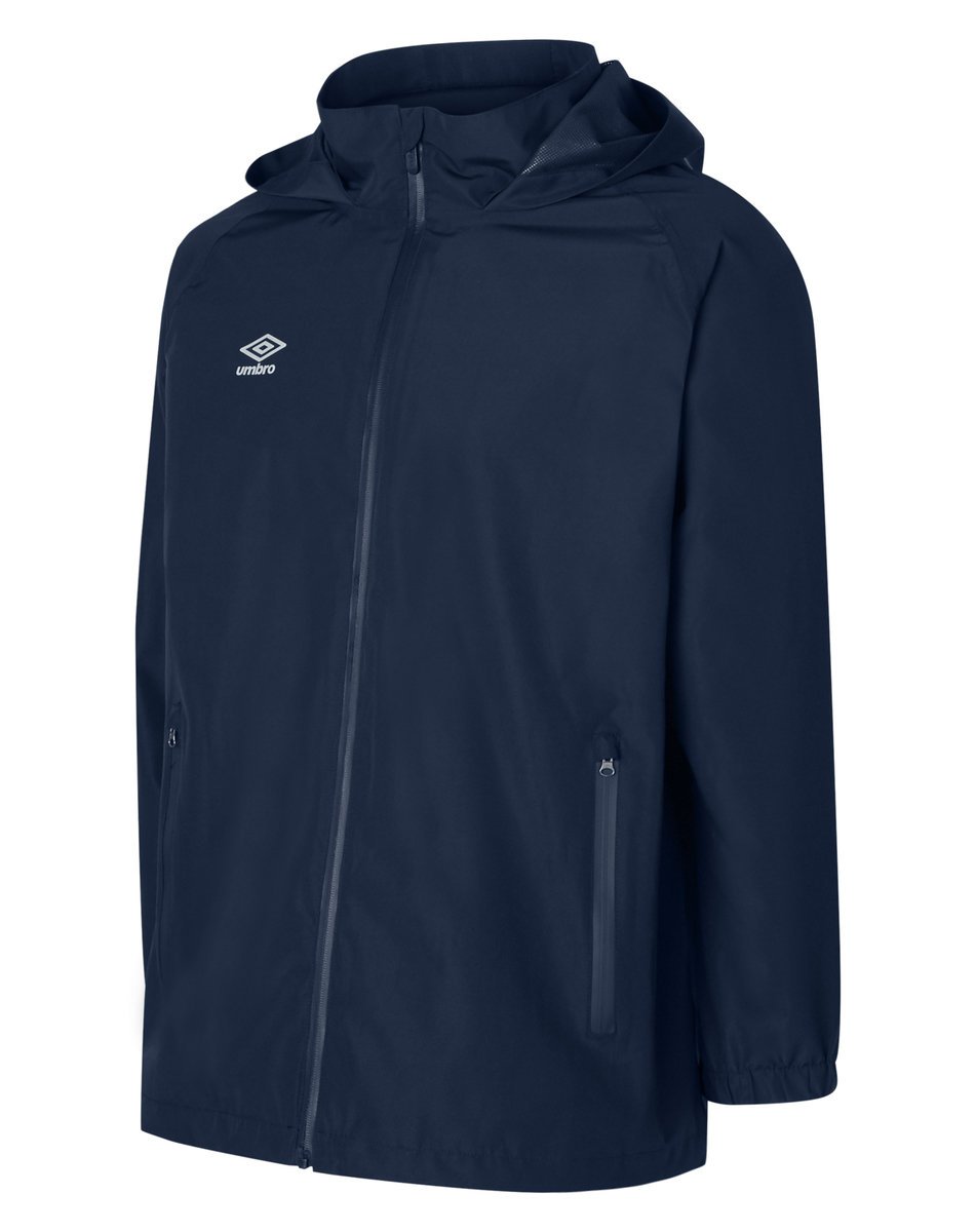 Umbro Club Essential Su Geçirmez Jacket Junior Çocuk Ceket Koyu Lacivert | TR-44295