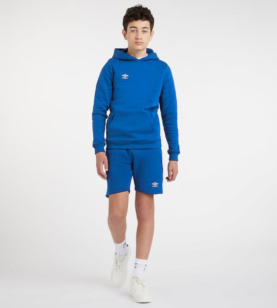 Umbro Club Leisure Hoody Junior Çocuk Kapüşonlular Kraliyet Mavisi Beyaz | TR-79319