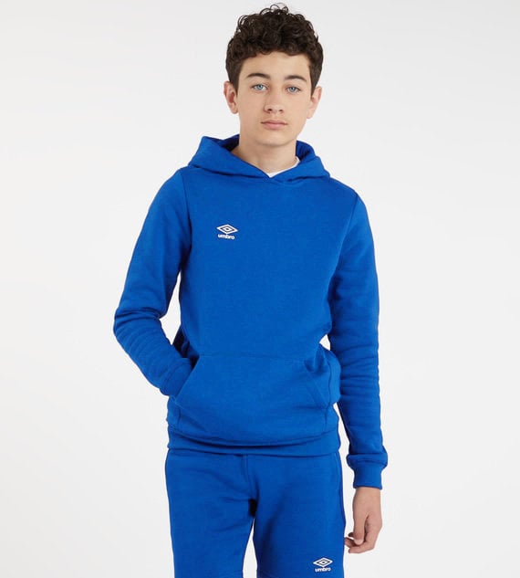 Umbro Club Leisure Hoody Junior Çocuk Kapüşonlular Kraliyet Mavisi Beyaz | TR-79319