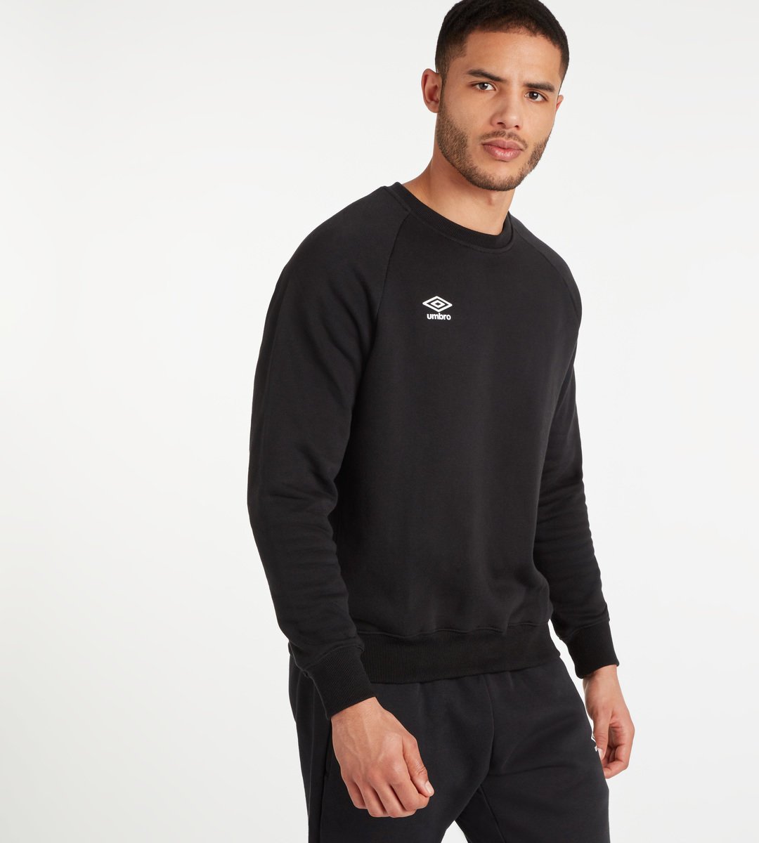 Umbro Club Leisure Sweat Erkek Tişörtü Siyah Beyaz | TR-13739