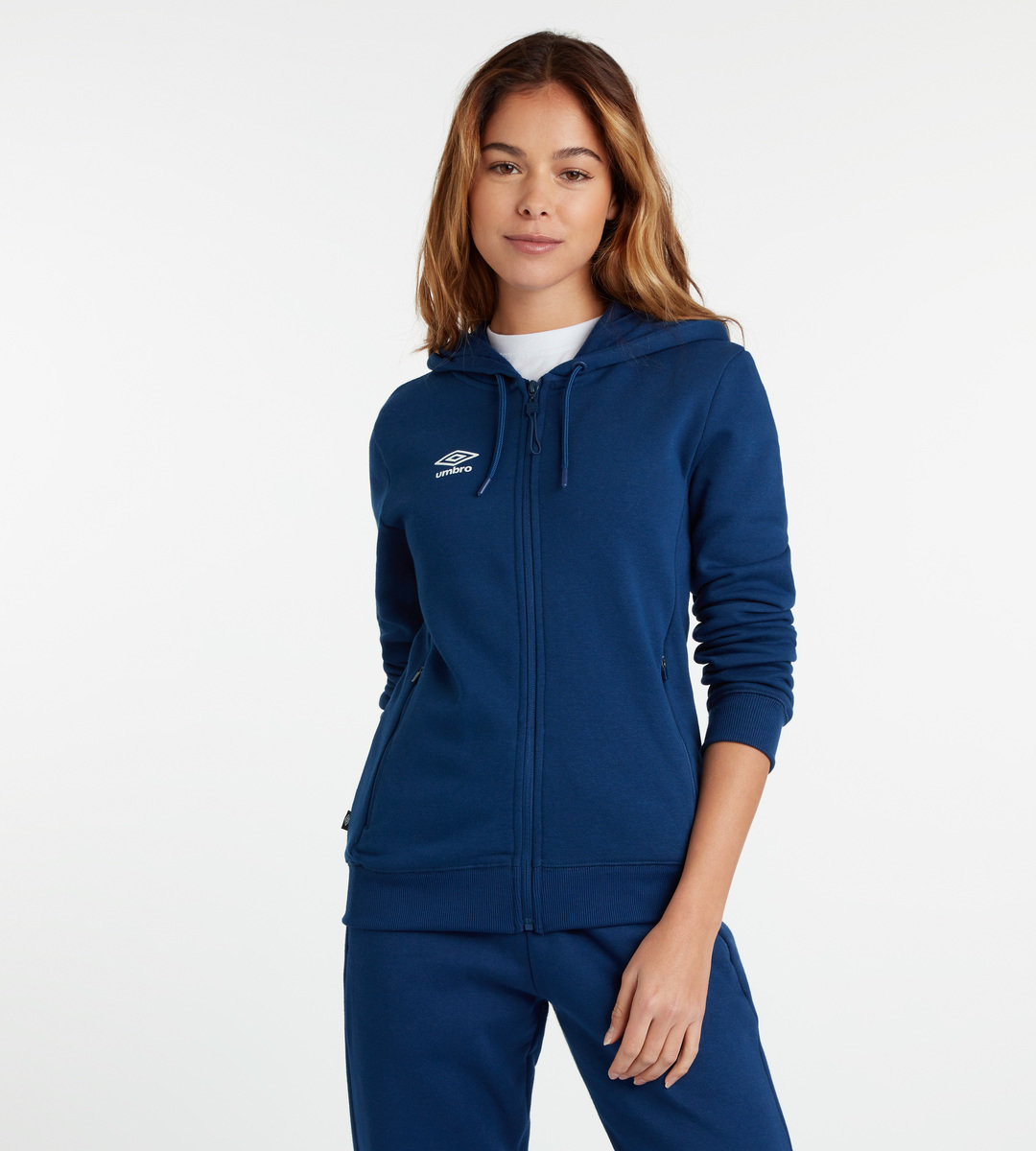 Umbro Club Leisure ZT Hoodie Kadın Kapüşonlular Lacivert Beyaz | TR-45842