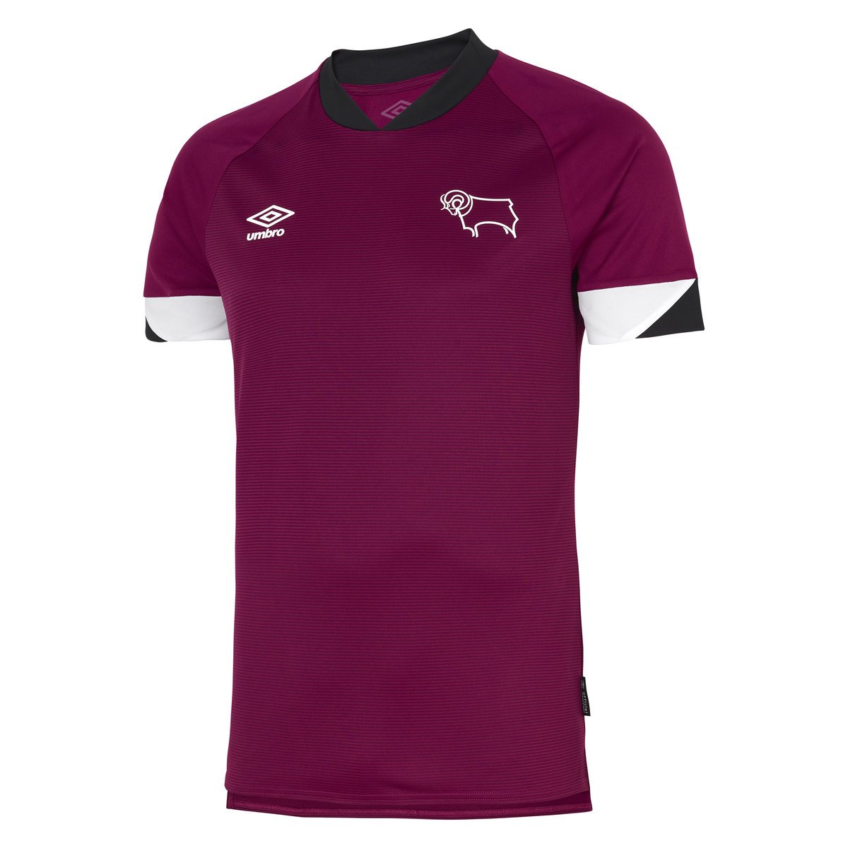 Umbro Derby County 22/23 Third Jersey Futbol Futbol Jersey Koyu Kırmızı | TR-01406