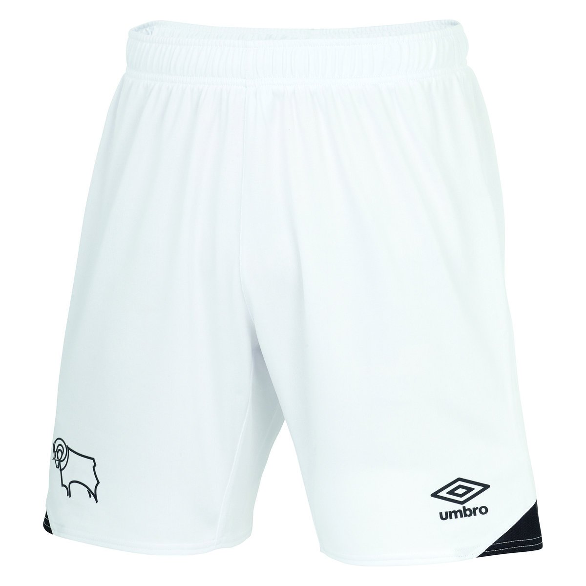 Umbro Derby County 22/23 Third Kısa Junior Futbol Futbol Şortu Beyaz | TR-69940