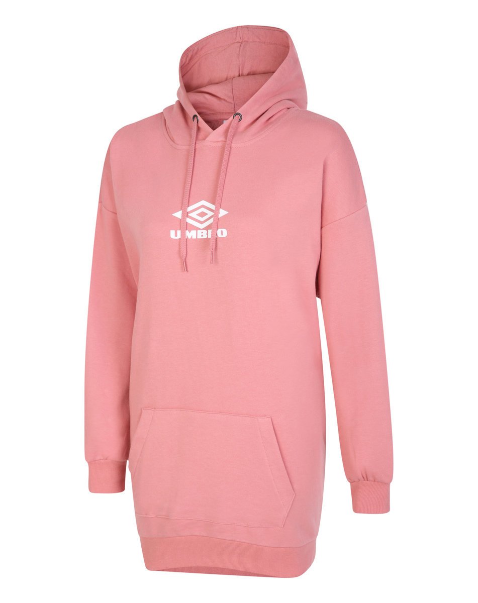 Umbro Diamond Oversized Oh Hood Kadın Kapüşonlular Pembe Beyaz | TR-33259