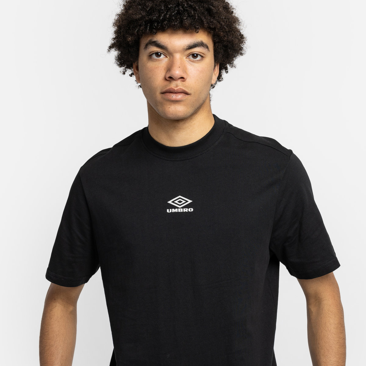 Umbro Diamond Small Logo Tee Erkek Tişört Siyah | TR-85744