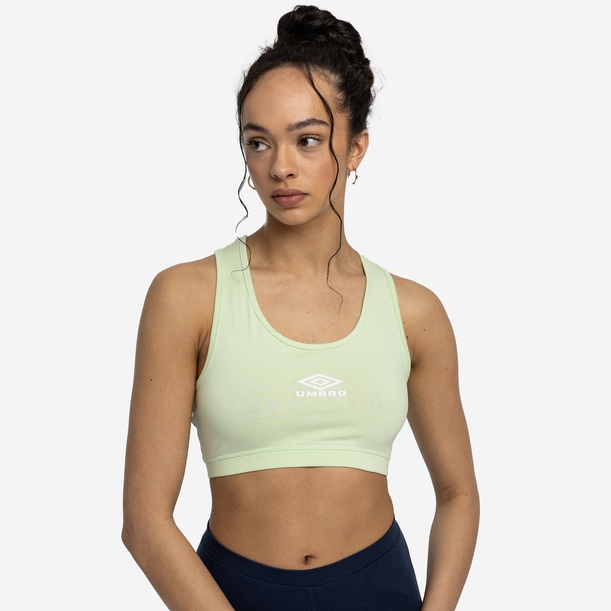 Umbro Diamond Sports Bra Kadın Spor Sütyeni Açık Yeşil Beyaz | TR-20339