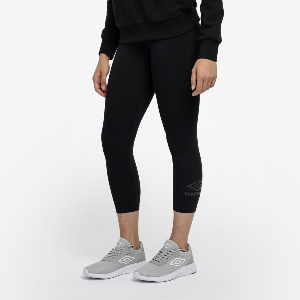 Umbro Diamond Stilleri 3/4 Leggings Kadın Pantolonlar Siyah Siyah | TR-26018