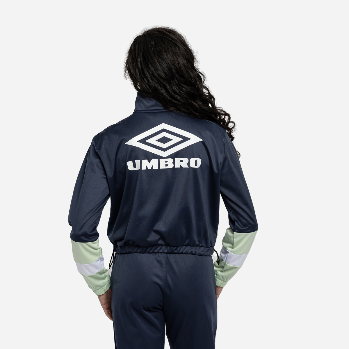 Umbro Diamond Stilleri Alliance Poly Tracksuit Kadın Eşofman Indigo Beyaz | TR-41303