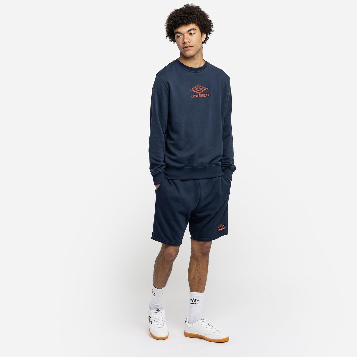 Umbro Diamond Sweat Erkek Kazak Indigo | TR-41906