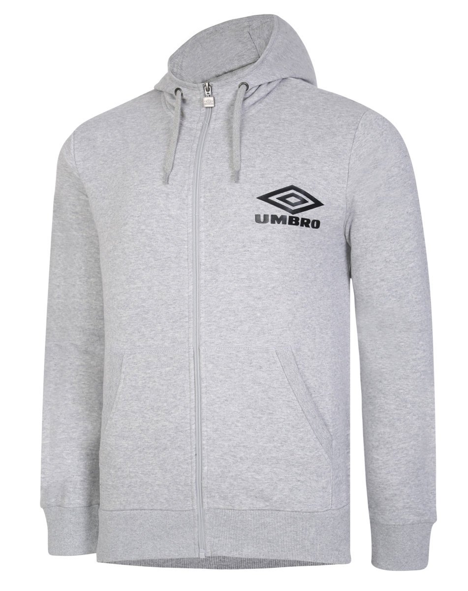 Umbro Diamond ZT Hood Erkek Kapüşonlular Gri Siyah | TR-30692