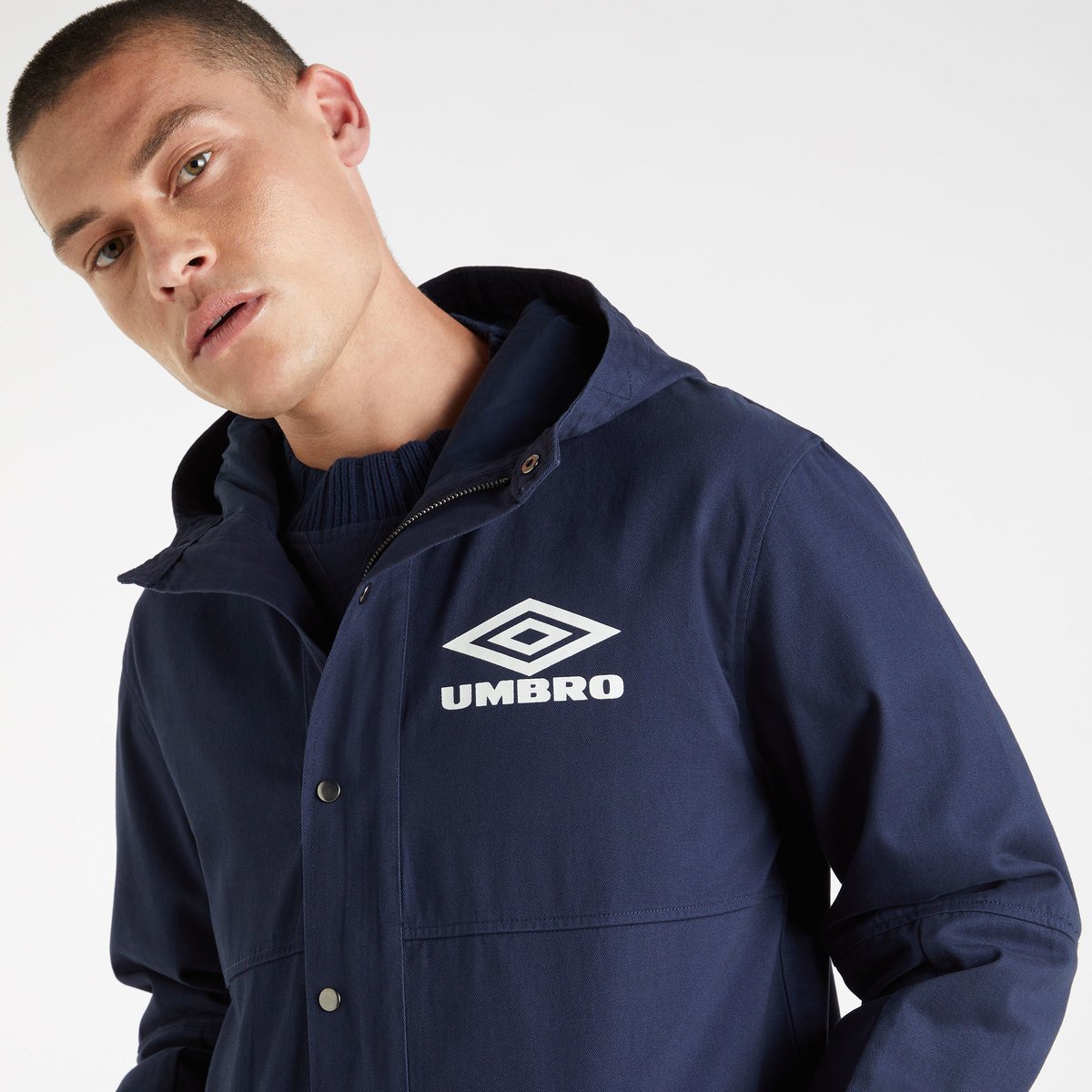 Umbro Drill Parka Erkek Ceket Koyu Lacivert | TR-68030