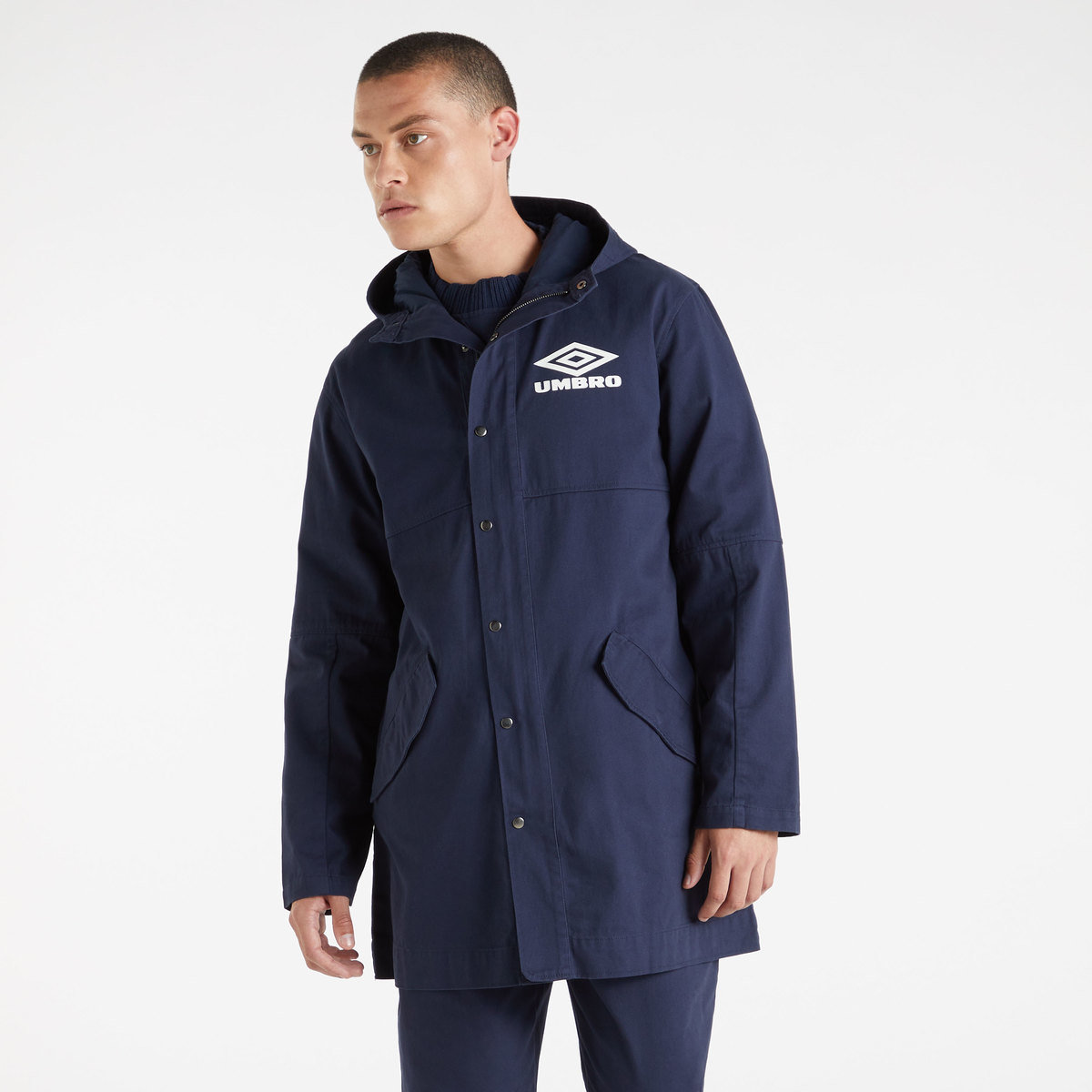 Umbro Drill Parka Erkek Ceket Koyu Lacivert | TR-68030