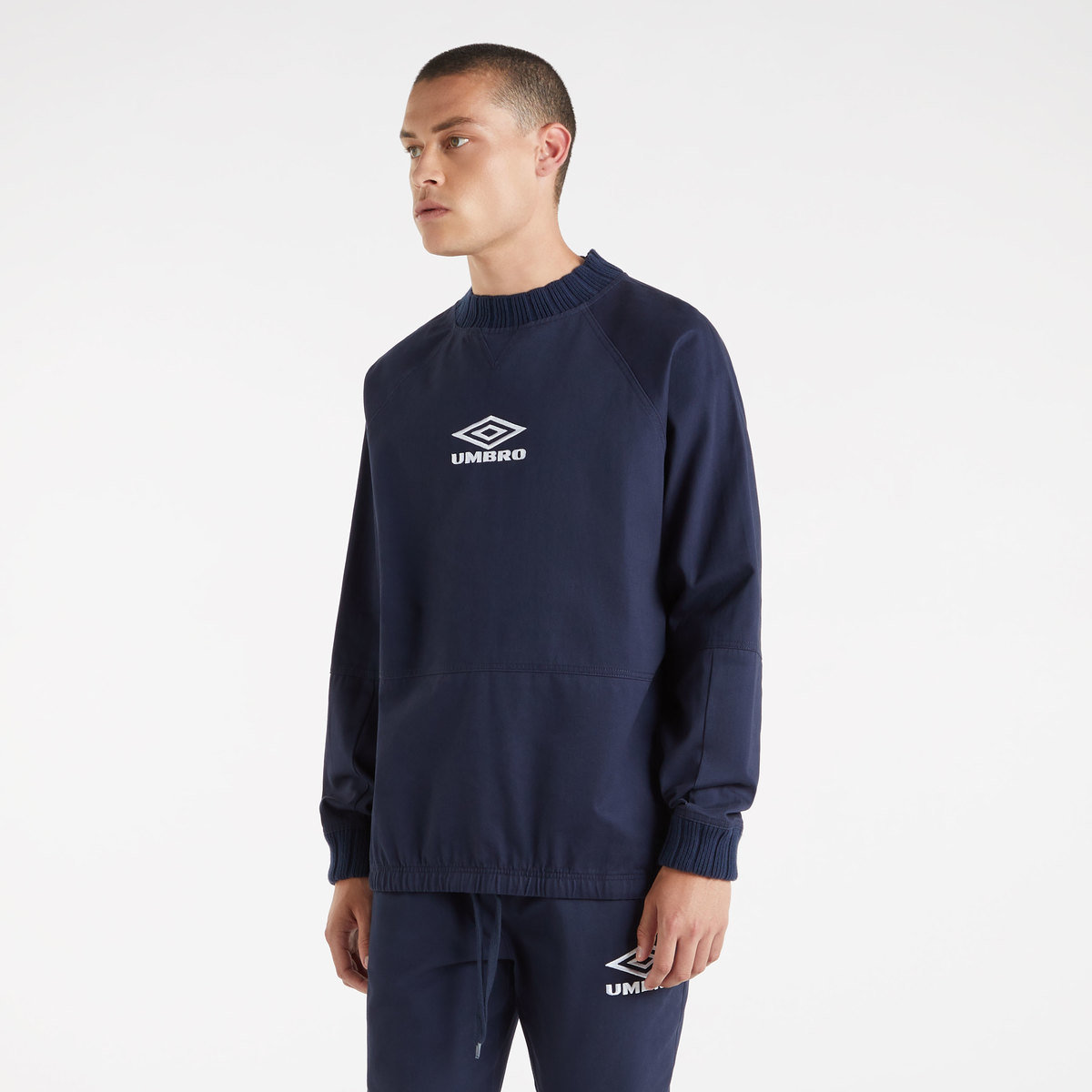 Umbro Drill Sweat Top Erkek Uzun Kollu Üstler Koyu Lacivert Koyu Lacivert | TR-17518