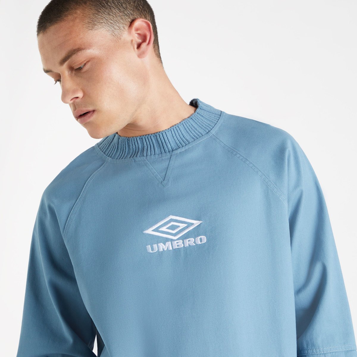 Umbro Drill Sweat Top Erkek Uzun Kollu Üstler Mavi Mavi | TR-61569