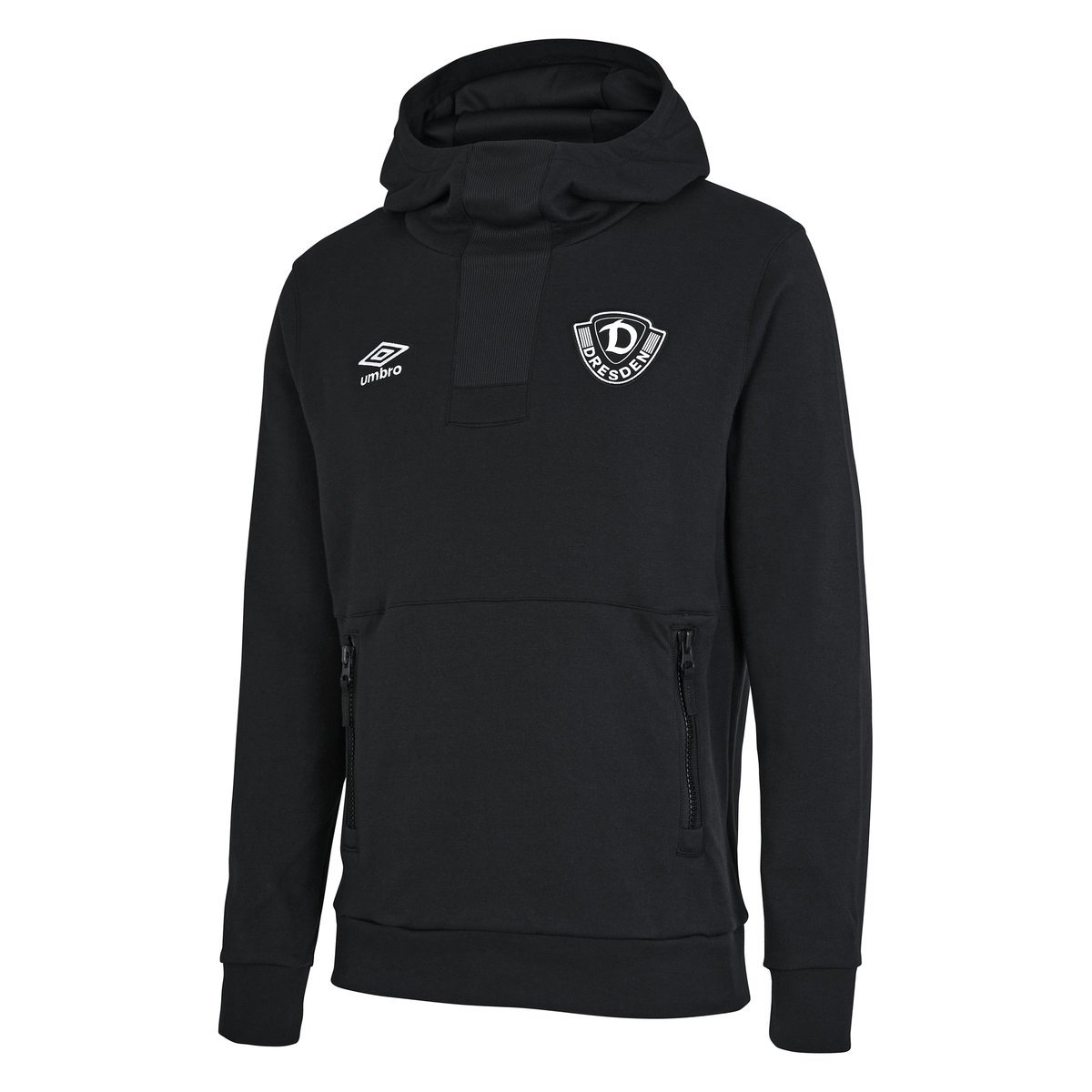 Umbro Dynamo Dresden 22/23 Travel Oh Hoody Futbol Football Kapüşonlular Siyah | TR-29339