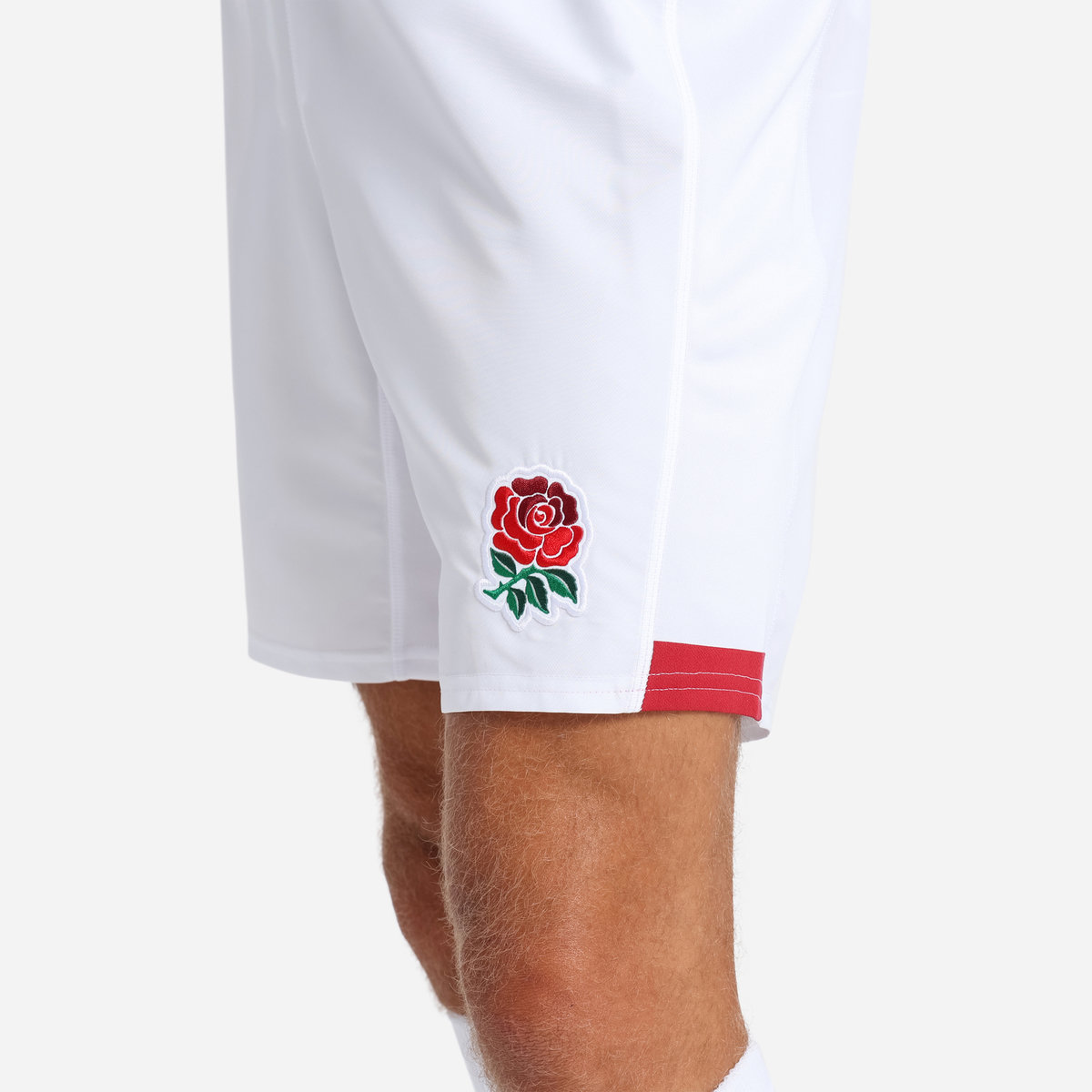 Umbro England Rugby 22/23 7S Home Replica Kısa Futbol Şort Beyaz Kırmızı | TR-80407