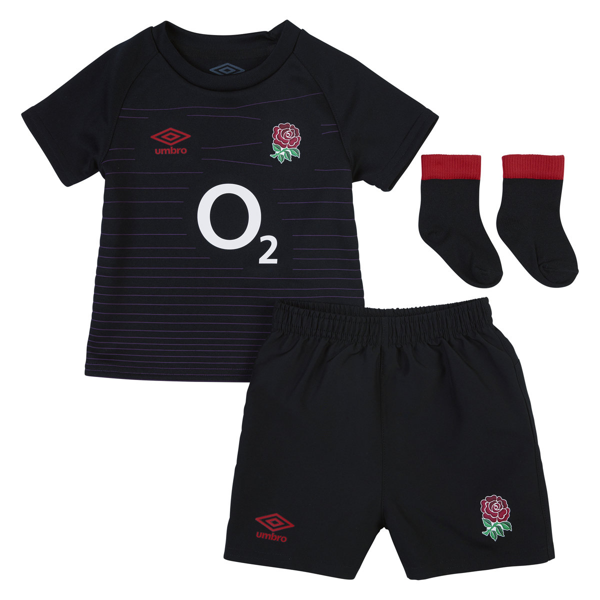 Umbro England Rugby 22/23 Alternate Baby Kit Futbol Rugby Siyah | TR-41274