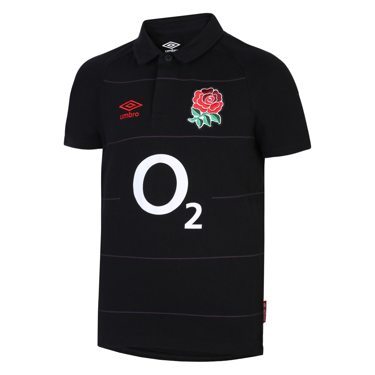 Umbro England Rugby 22/23 Alternate Klasik Jersey Junior Futbol Jersey Siyah Kırmızı | TR-00000