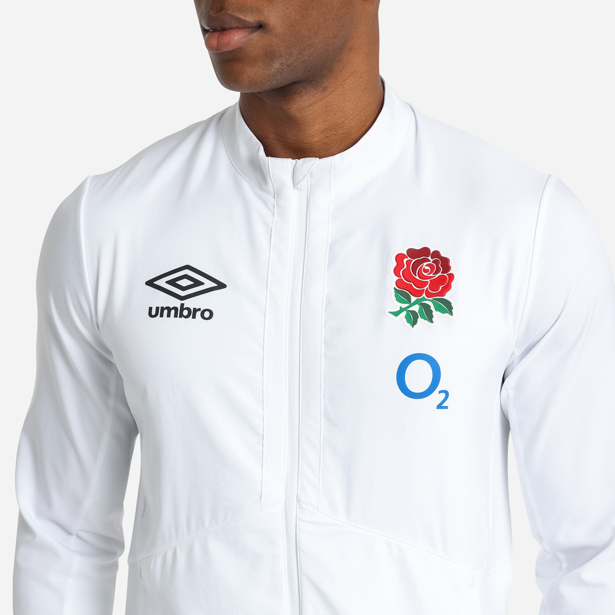 Umbro England Rugby 22/23 Anthem Jacket Futbol Ceket Beyaz | TR-03685