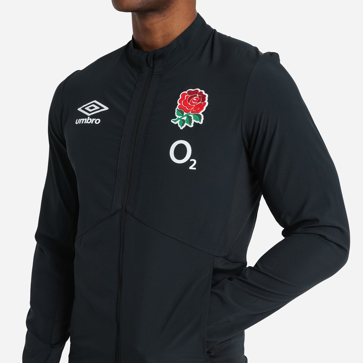 Umbro England Rugby 22/23 Anthem Jacket Futbol Ceket Siyah | TR-52209