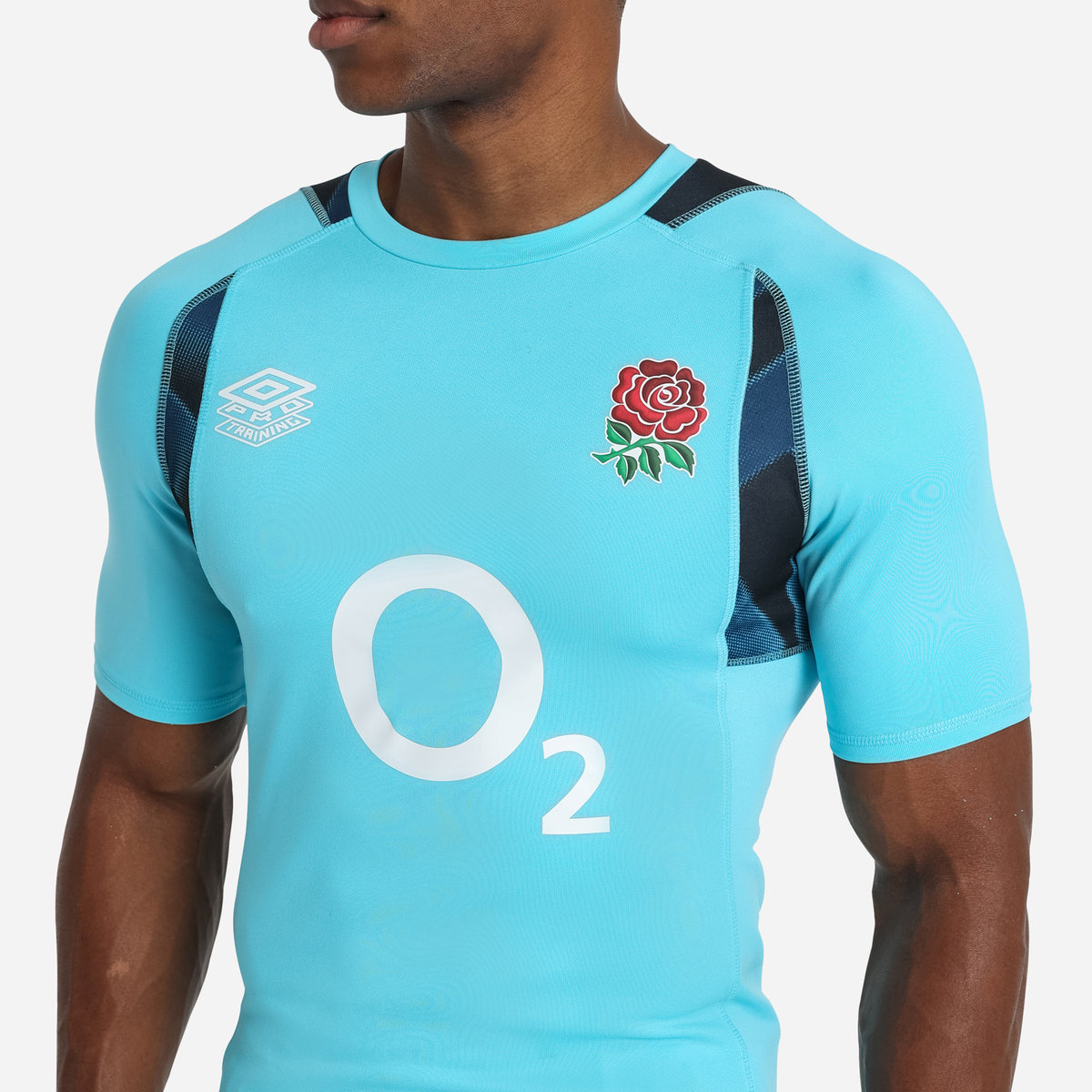 Umbro England Rugby 22/23 Antrenman Jersey Futbol Jersey Mavi Siyah | TR-89065