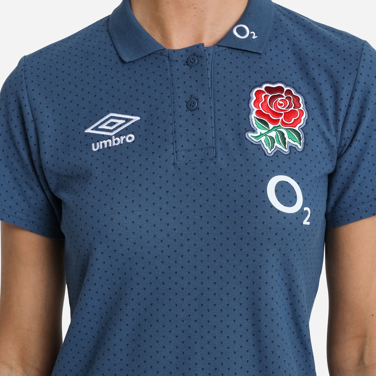 Umbro England Rugby 22/23 CVC Polo Futbol Pololar Mavi | TR-88536