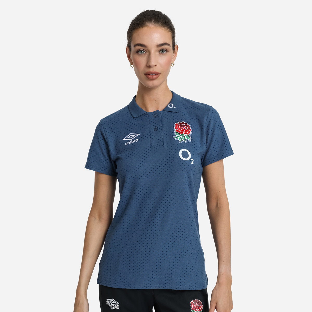 Umbro England Rugby 22/23 CVC Polo Futbol Pololar Mavi | TR-88536