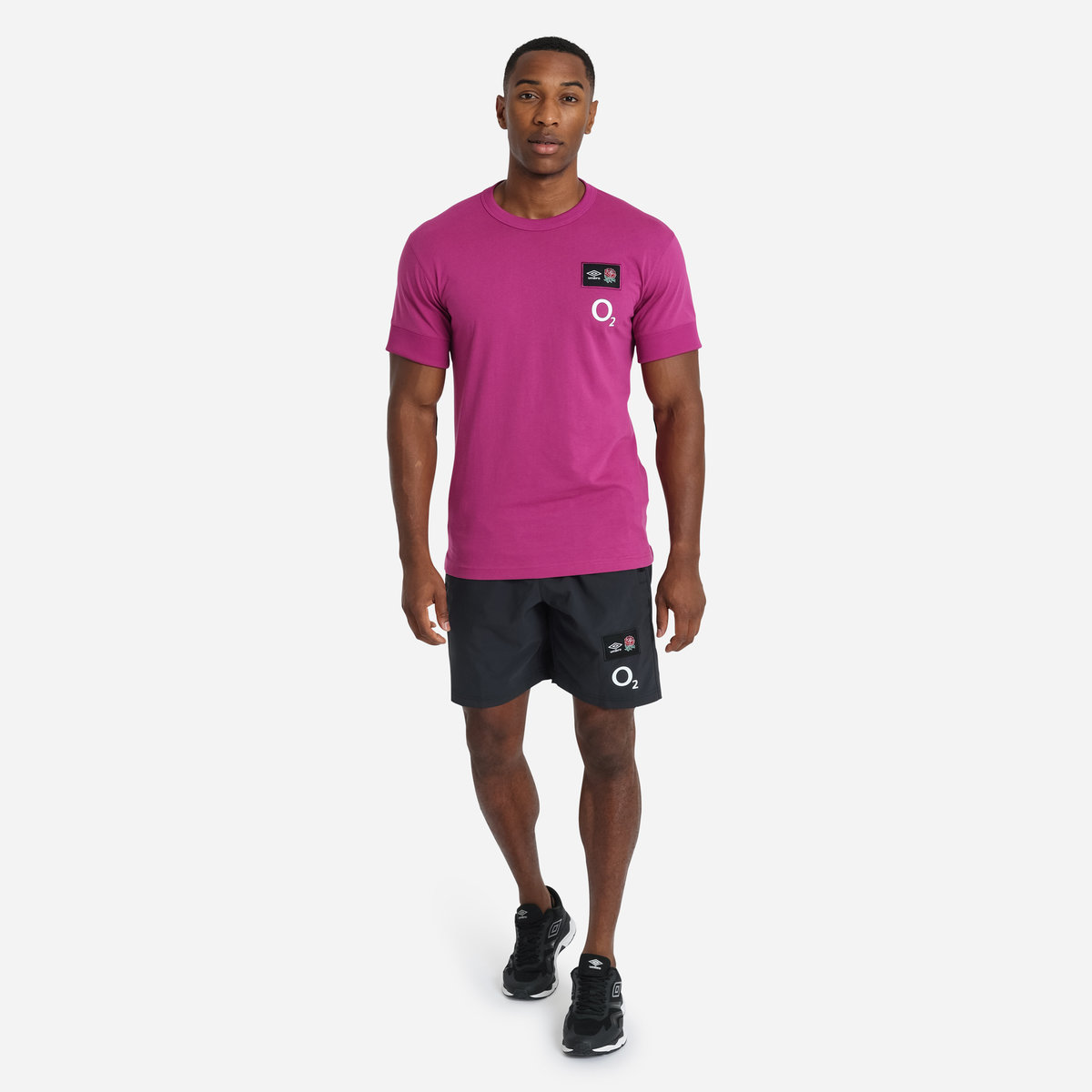 Umbro England Rugby 22/23 CVC Tee Futbol Tişört Bordo | TR-11548