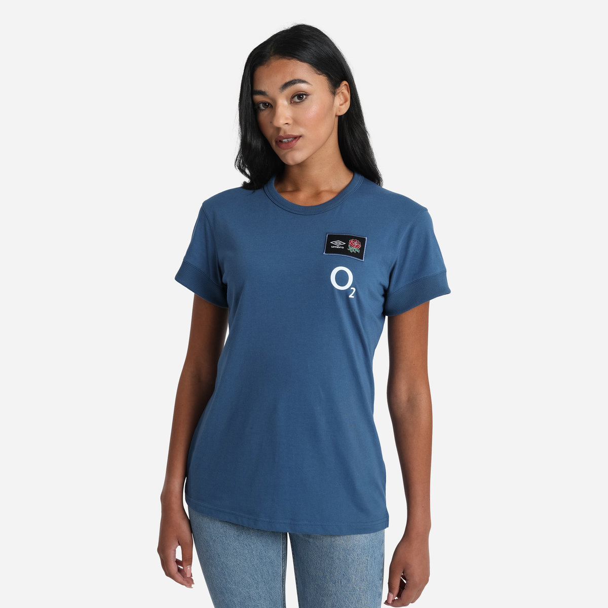 Umbro England Rugby 22/23 CVC Tee Futbol Tişört Mavi | TR-28678