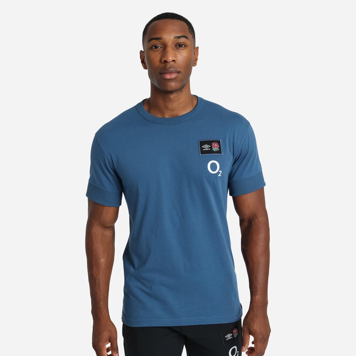 Umbro England Rugby 22/23 CVC Tee Futbol Tişört Mavi | TR-87683