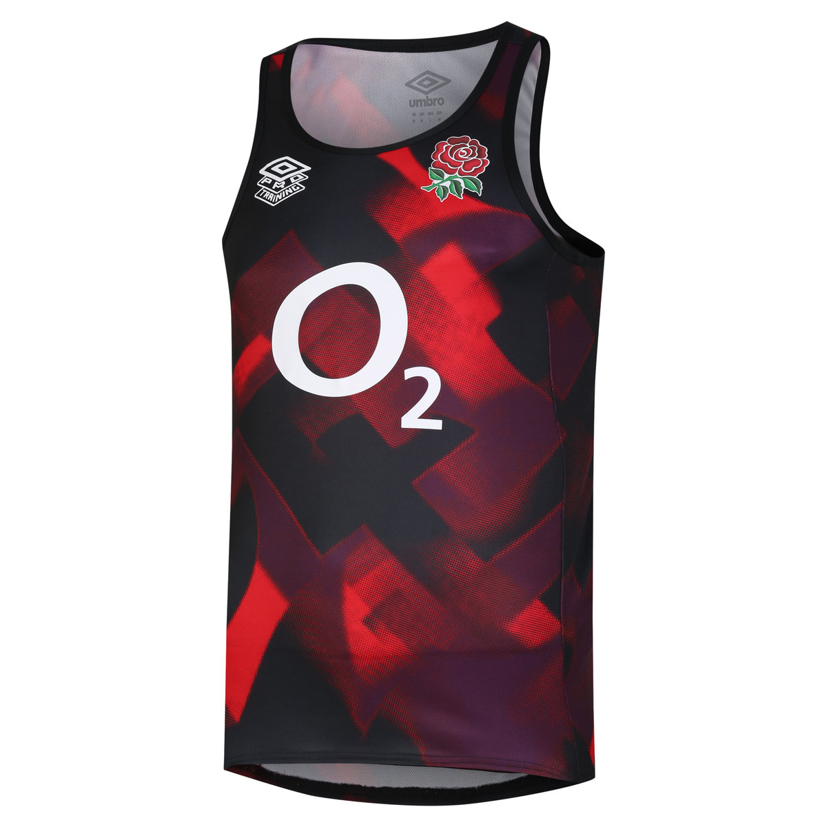 Umbro England Rugby 22/23 Gym Vest Futbol Yelekler Kırmızı Koyu Mor Siyah | TR-32370