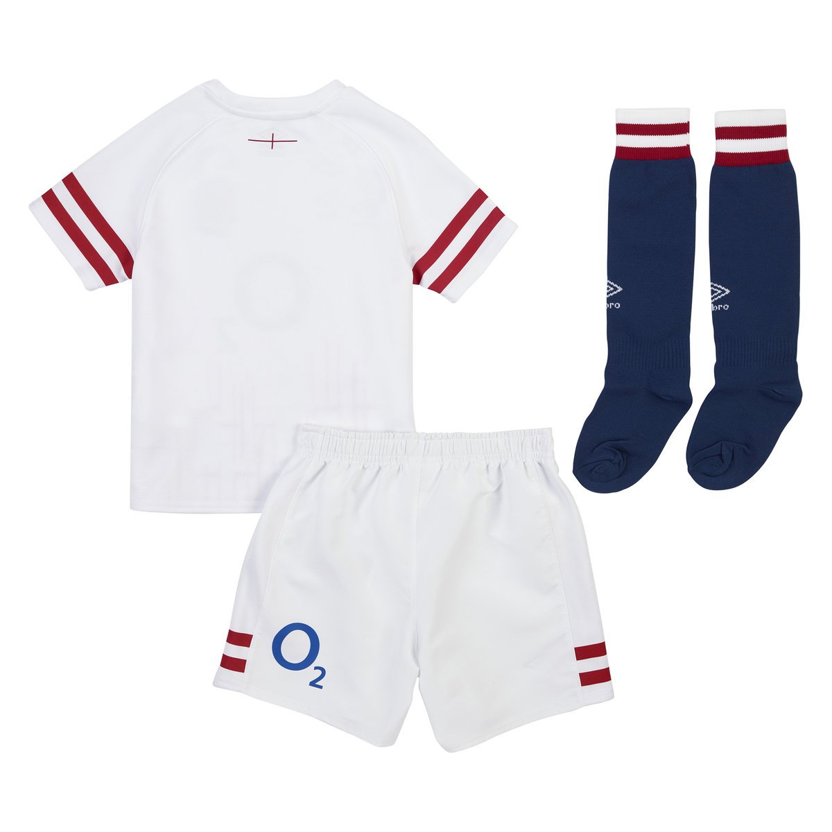 Umbro England Rugby 22/23 Home Infant Kit Futbol Rugby Beyaz Kırmızı Lacivert | TR-56073