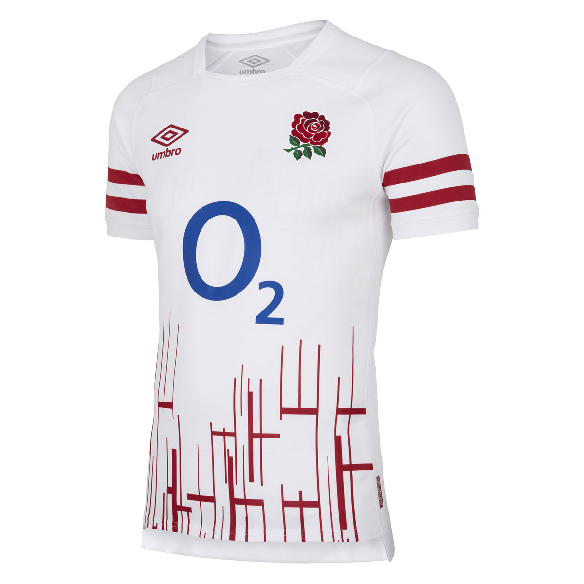 Umbro England Rugby 22/23 Home Pro Jersey Futbol Jersey Beyaz Kırmızı | TR-19124