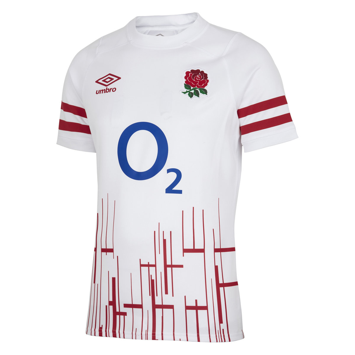 Umbro England Rugby 22/23 Home Replica Jersey Futbol Jersey Beyaz Kırmızı | TR-75296