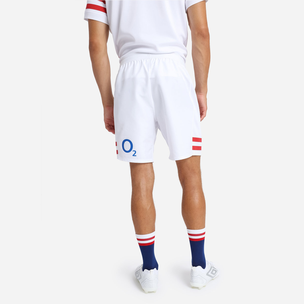 Umbro England Rugby 22/23 Home Replica Kısa Futbol Şort Beyaz | TR-43468