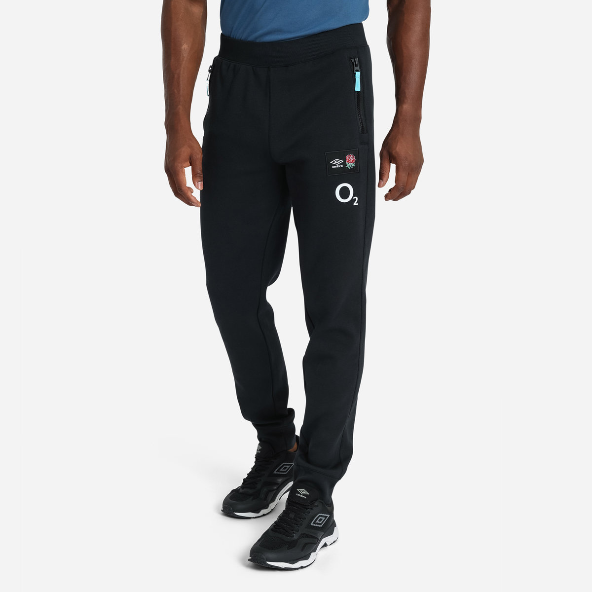 Umbro England Rugby 22/23 Knit Pant Futbol Pantolonlar Siyah | TR-26768