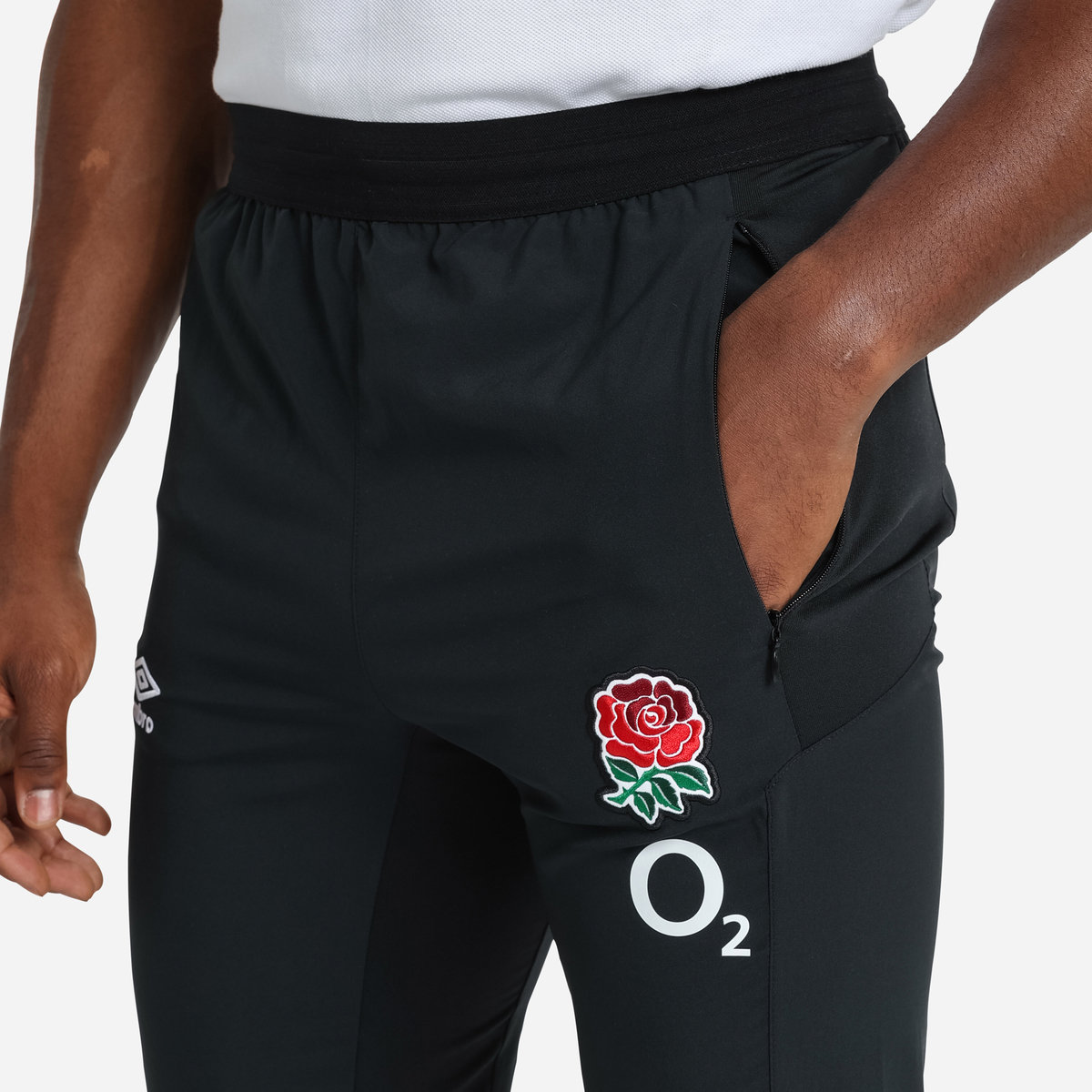 Umbro England Rugby 22/23 Presentation Pant Futbol Pantolonlar Siyah | TR-98262