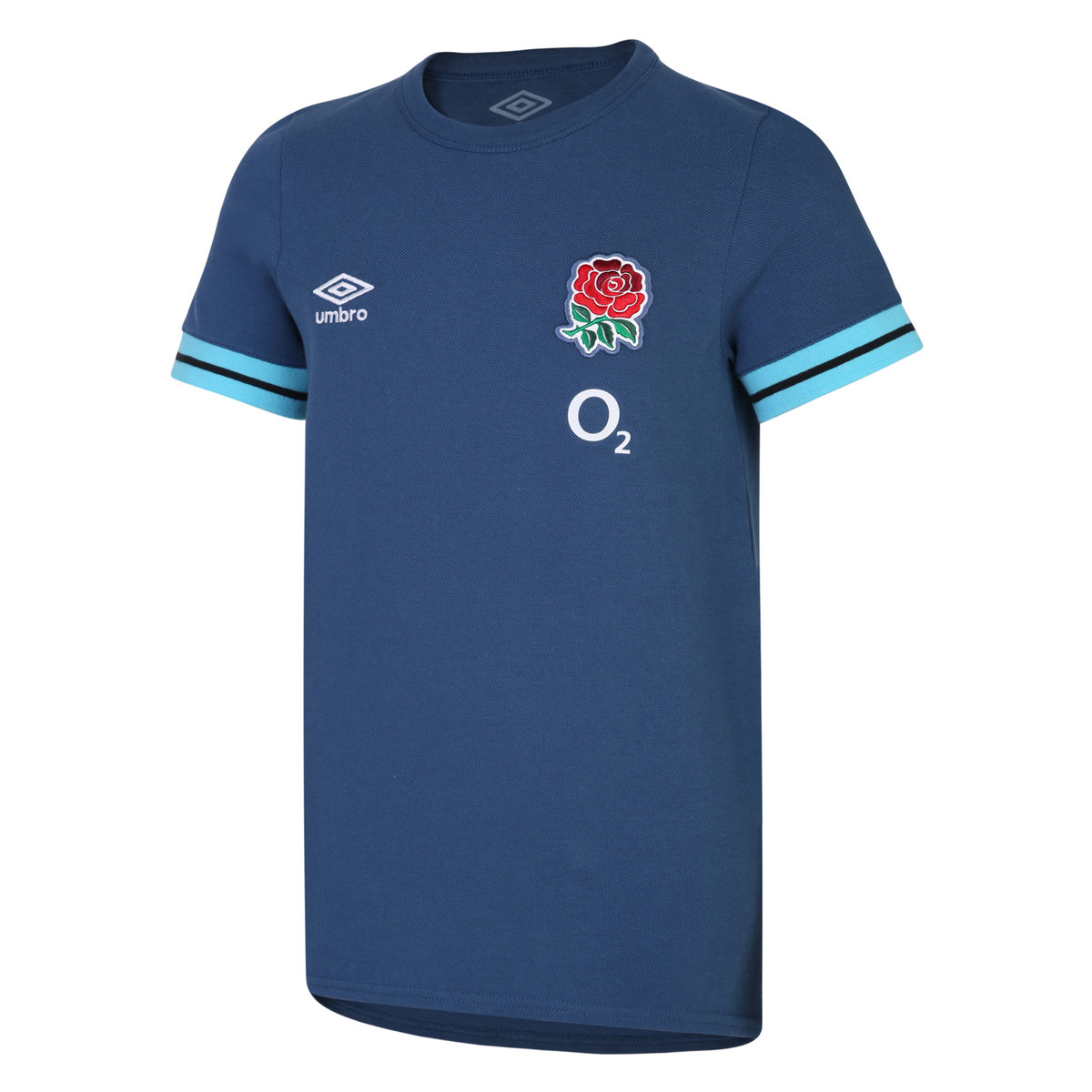 Umbro England Rugby 22/23 Presentation Tee Junior Futbol Tişört Mavi Siyah | TR-05278