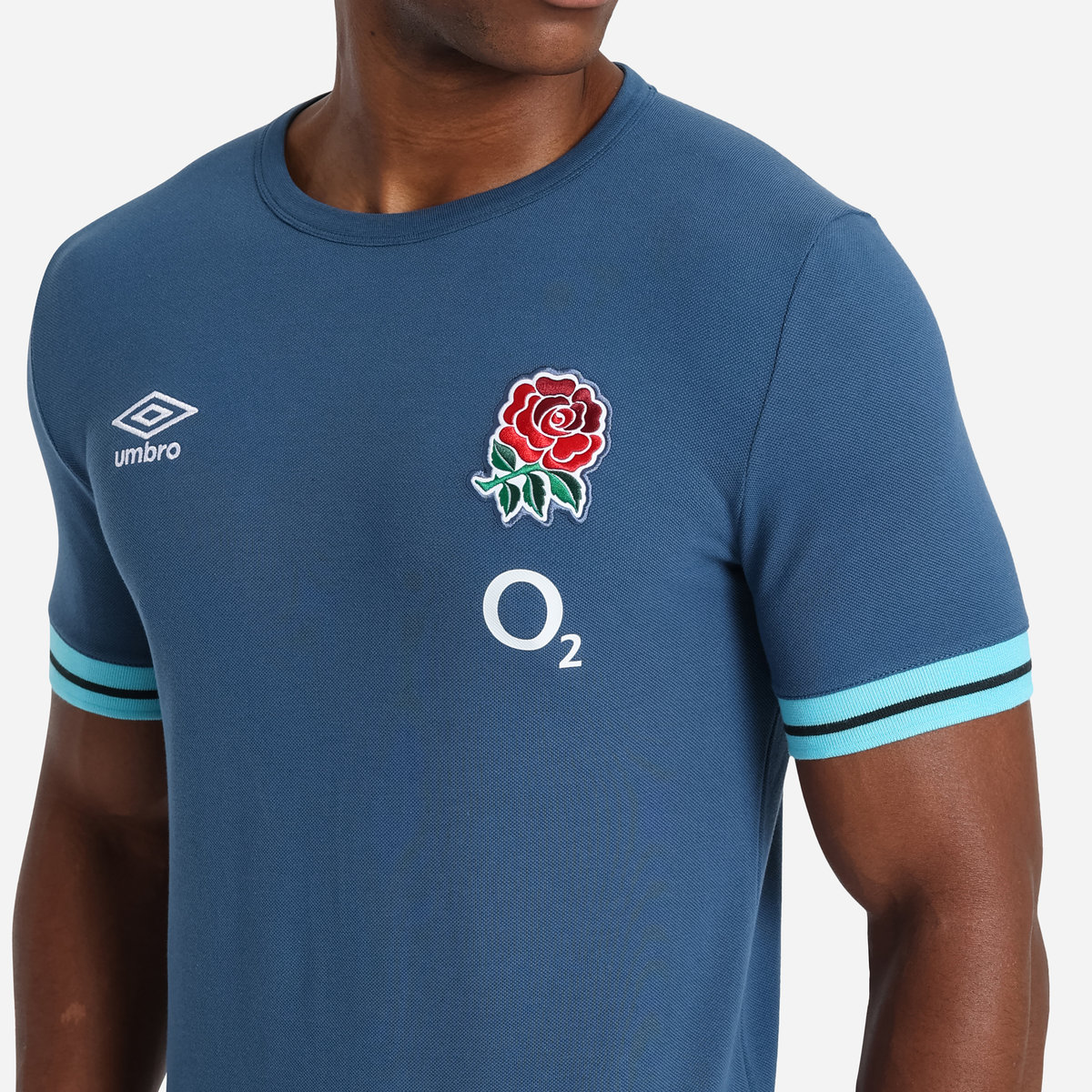 Umbro England Rugby 22/23 Presentation Tee Futbol Tişört Mavi Siyah | TR-85931